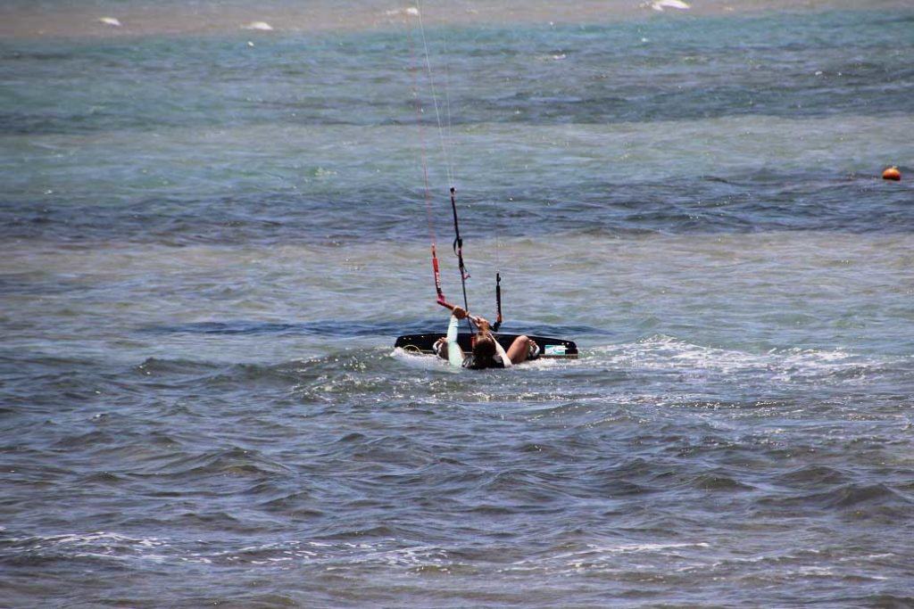 Wasserstart vor Tommy Friedls Basis